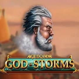 Official Slots logo: Age Of The Gods: God of Storms by Playtech at Casinova Casino