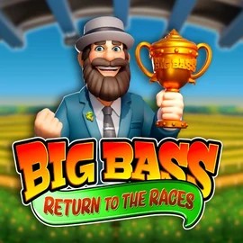 Slots logo of Big Bass Return to the Races from Pragmatic Play at Casinova Casino