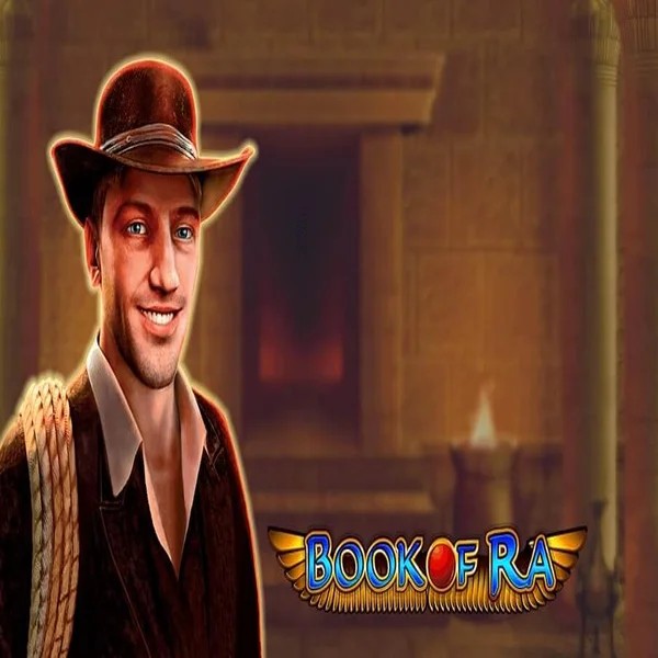 Book of Ra logo by Greentube at Casinova Casino