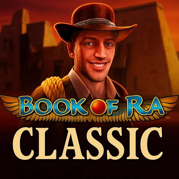 Official Slots logo: Book of Ra Classic by Novomatic at Casinova Casino