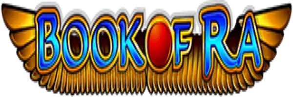 Book of Ra slot logo by Greentube at Casinova Casino