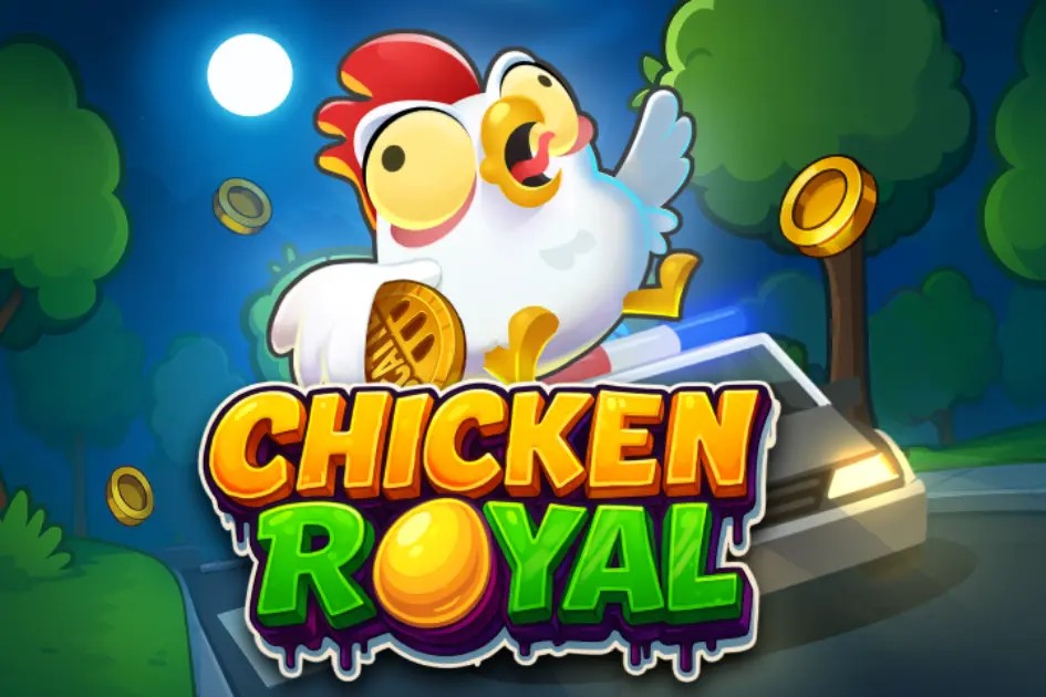 Chicken Royal slot visual from InOut available on casinovacasino.eu