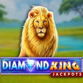 Enjoy Diamond King Jackpots by SpinPlay Games – logo hosted on casinovacasino.eu