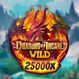 Dragons of Arcane Wild logo by Foxium Casinova Casino
