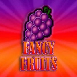 Fancy Fruits slot logo by Gamomat at Casinova Casino