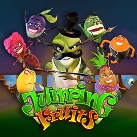 Jumping Fruits slot visual from Wazdan available on casinovacasino.eu