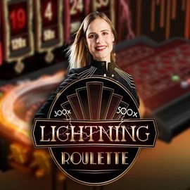 Lightning Roulette slot visual from Evolution available on casinovacasino.eu