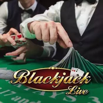 Live Blackjack game by Evolution – logo hosted on Casinova Casino
