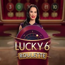 Lucky 6 Roulette slot logo by Pragmatic Play at Casinova Casino