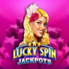 Lucky Spin Jackpots slot logo by Novomatic at Casinova Casino