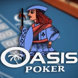 Oasis Poker logo by Nucleus Gaming Casinova Casino