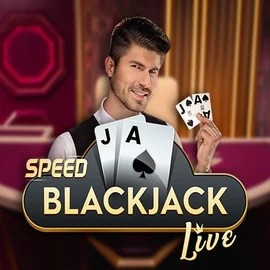 Speed Blackjack online game logo by Pragmatic Play on casinovacasino.eu