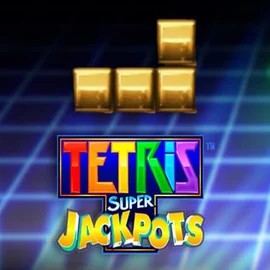 Tetris Super Jackpots slot visual from WMS available on casinovacasino.eu