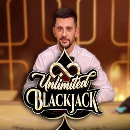 Official Live Casino logo: Unlimited Blackjack by Ezugi at Casinova Casino